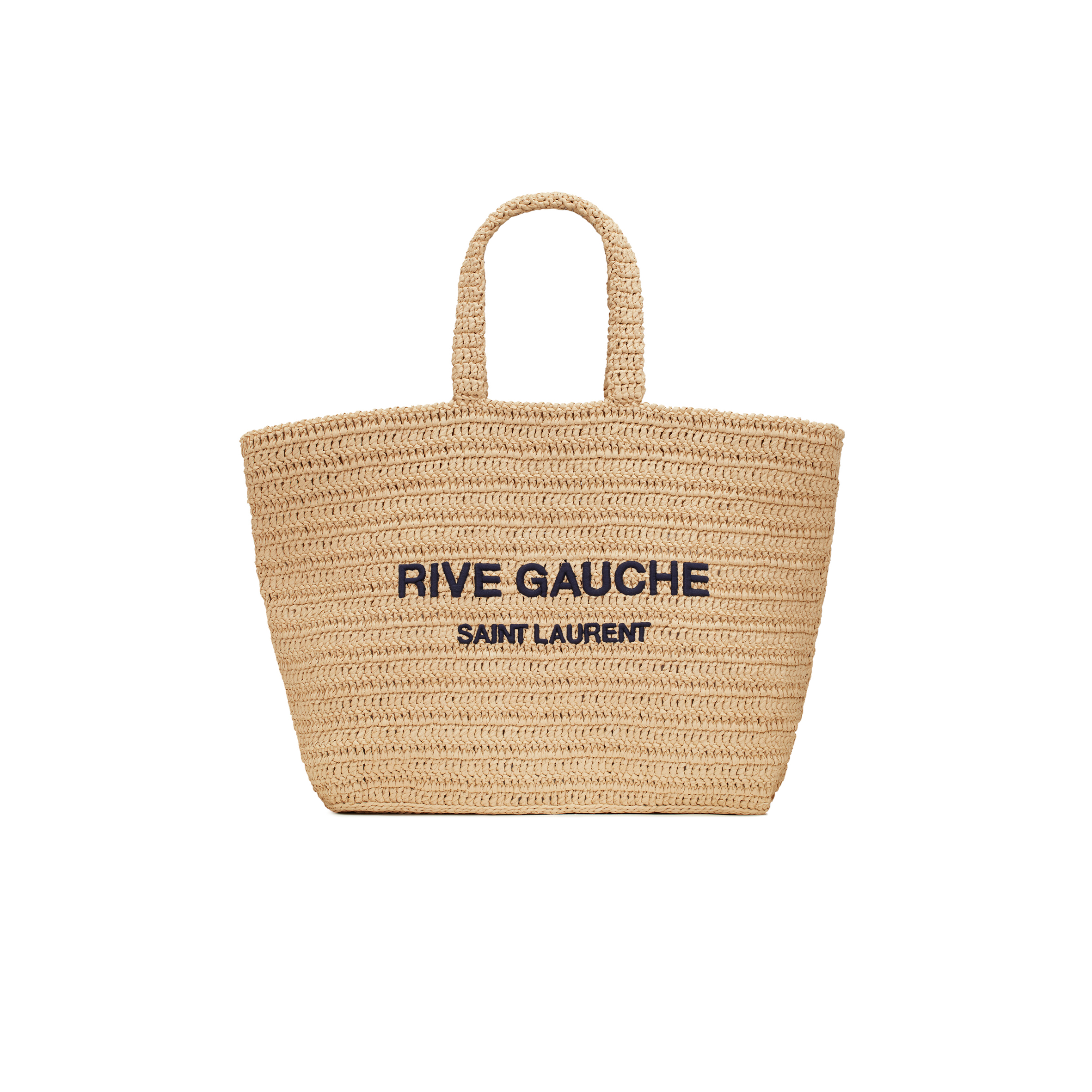 YSL RIVE GAUCHE TOTE IN RAFFIA 688864GAAA12086 (38*35*14.5cm)